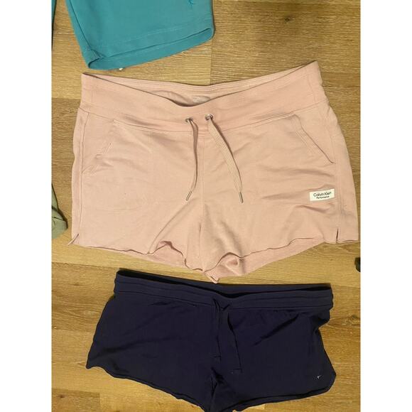 Lot 5 Drawstring Shorts Womens Sz XL French Terry Knit Danskin Calvin Klien - Picture 4 of 16